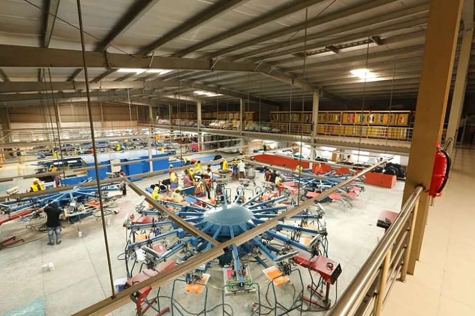 Automatic screen-printing hall at Shovon Group