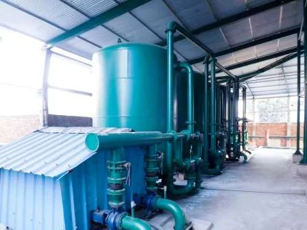 Water softening plant